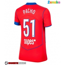 Ženske Nogometnih dresov Paris Saint-Germain Willian Pacho #51 Tretji 2025-26 Kratki rokavi